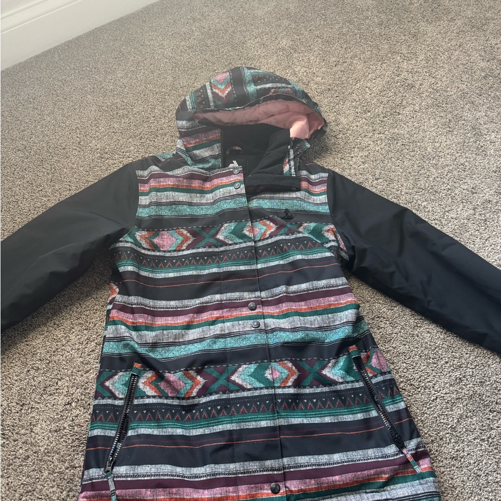 Aperture Kids Raincoat with Multicolor Stripes